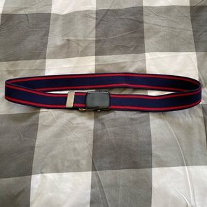 Vintage seat belt style belt